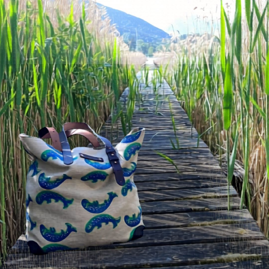 Shopper "Argentine" - LIMITED EDITION 2026 - Rucksackleinen mit Handdruck