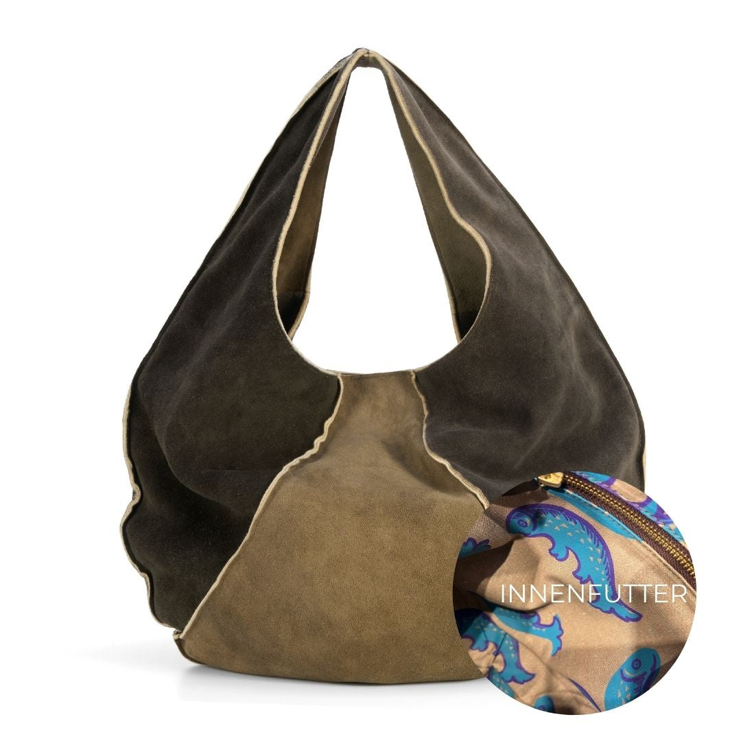 Boho - Beuteltasche "Chapelle" aus Hirschleder