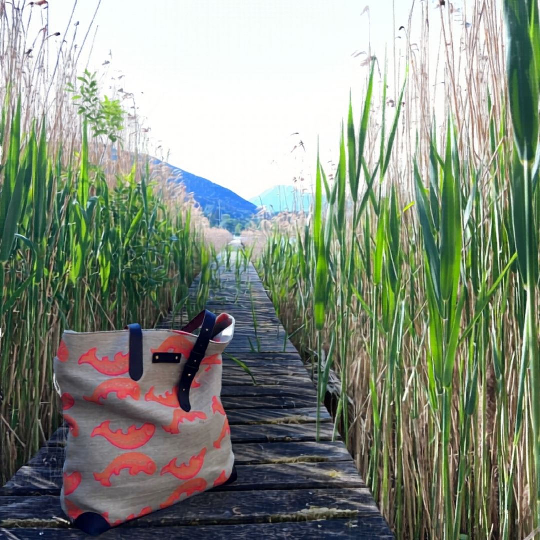 Shopper "Argentine" - LIMITED EDITION 2026 - Rucksackleinen mit Handdruck