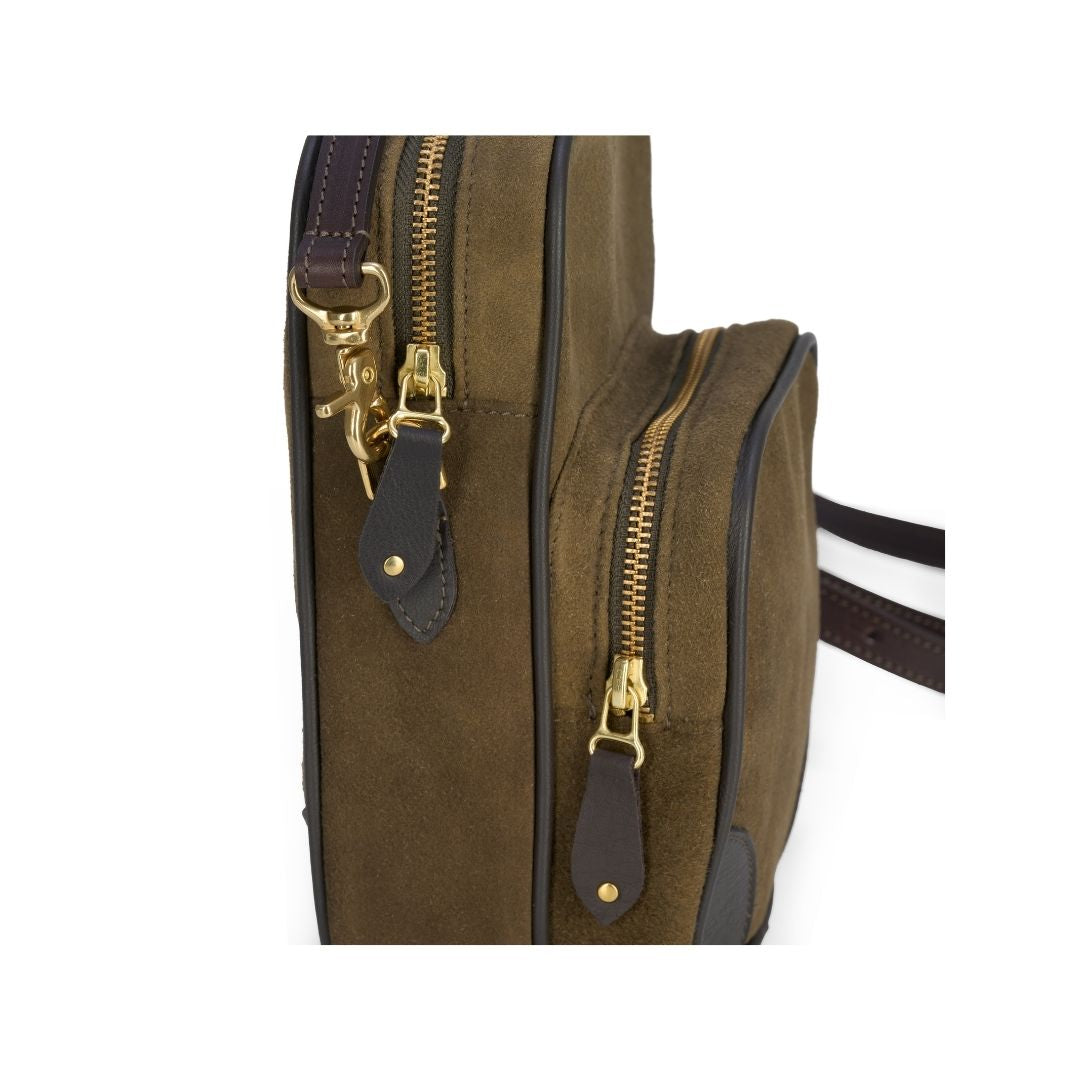 "Boliv" kleine Unisex Hirschledertasche