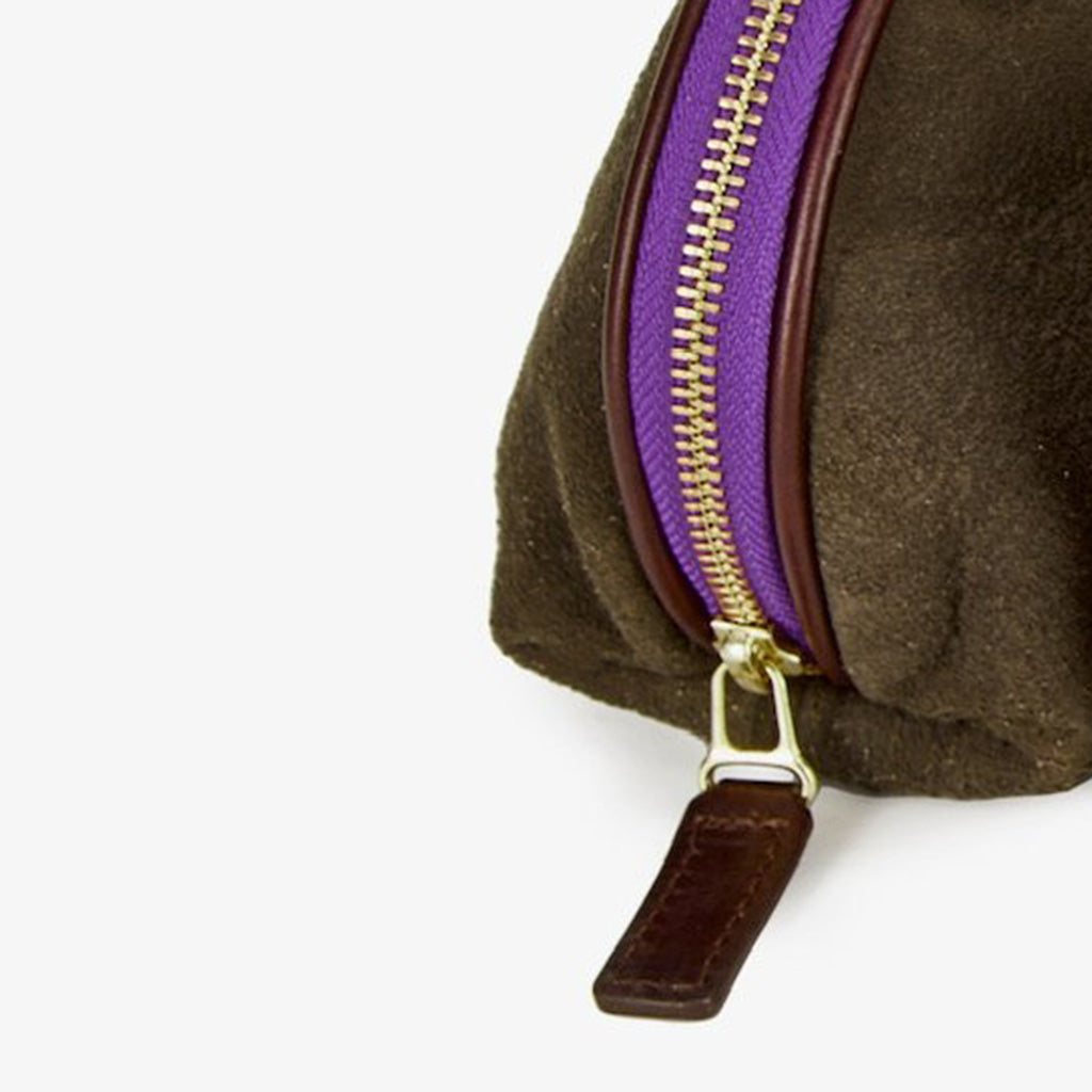 "Fanni" Hirschleder Kabel/Kosmetiktasche