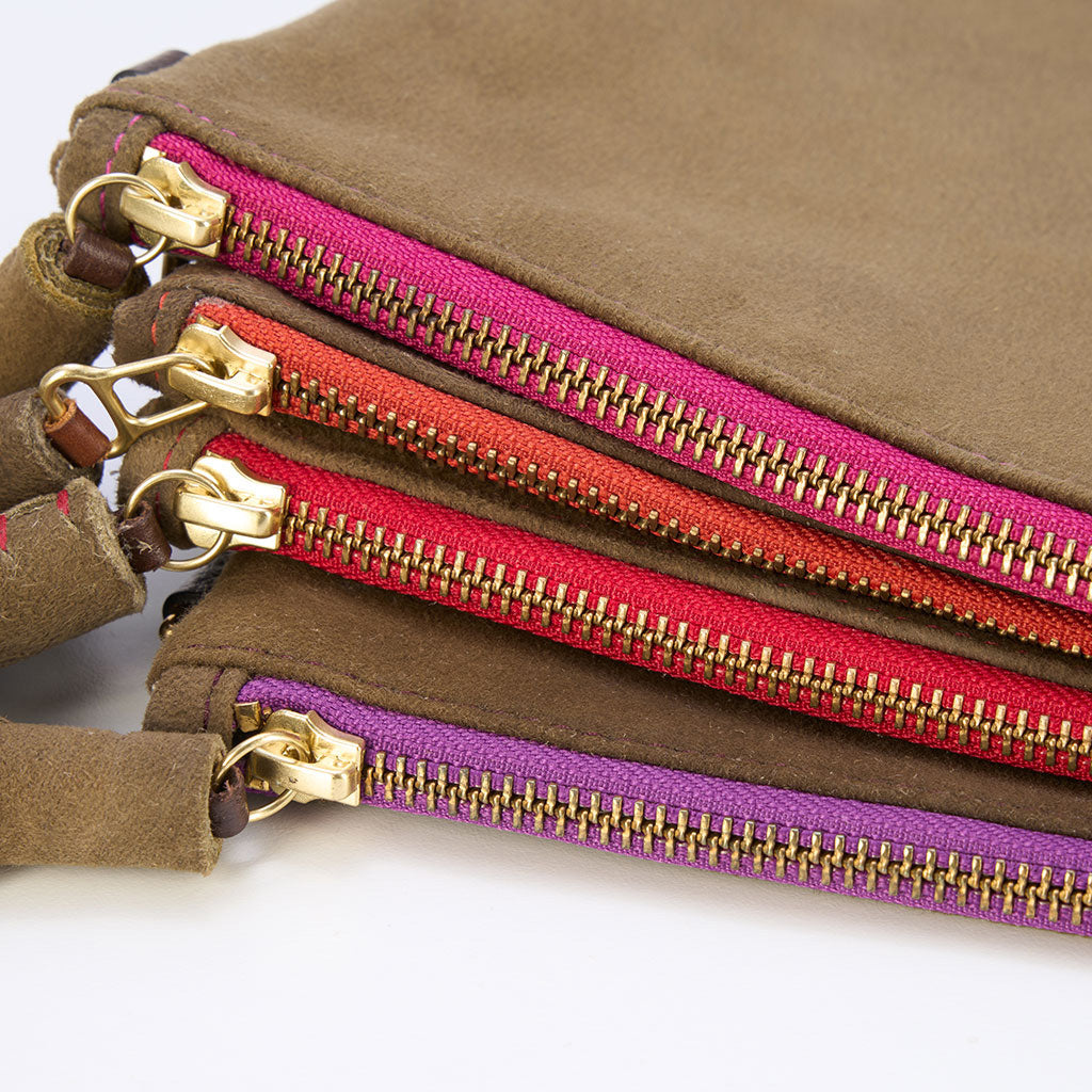 "Alma" Hirschleder Clutch