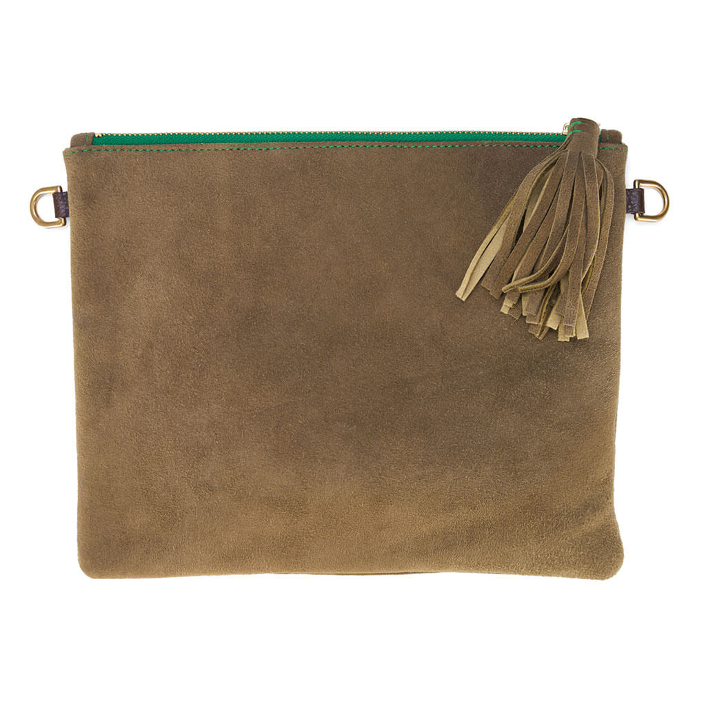 "Alma" Hirschleder Clutch
