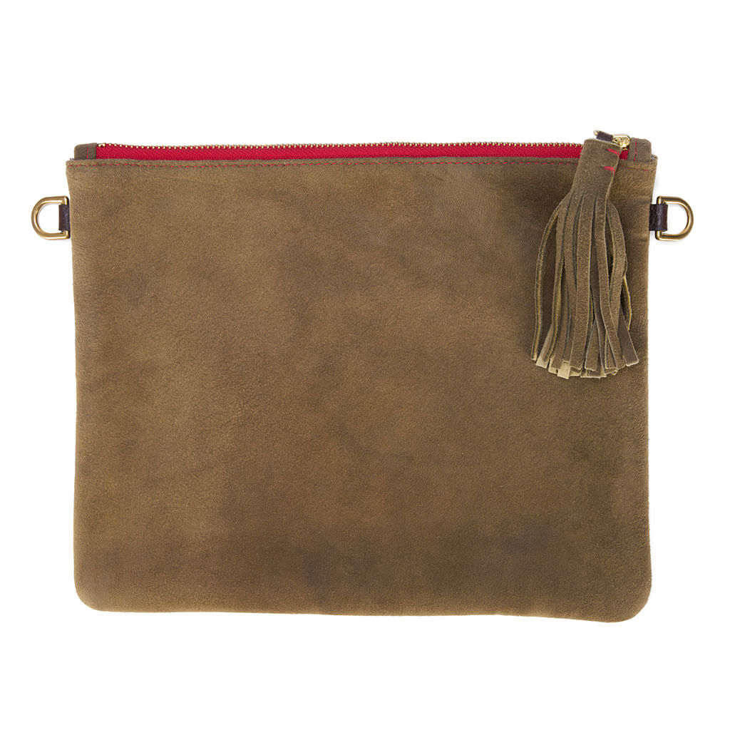 "Alma" Hirschleder Clutch