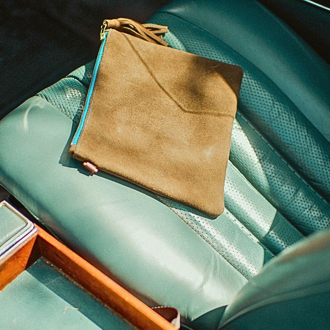 "Alma" Hirschleder Clutch