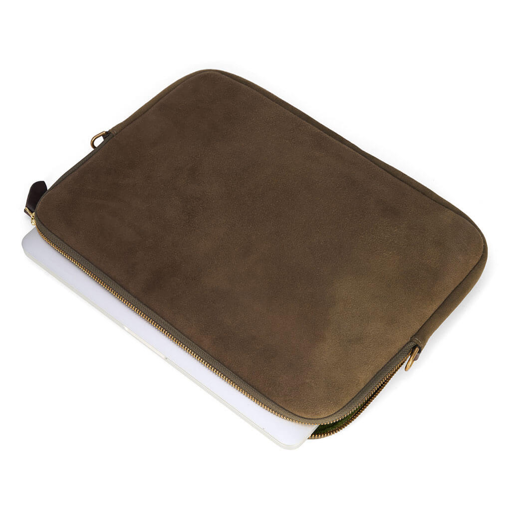 "Duroc" Hirschleder Laptoptasche (bis 16 Zoll)