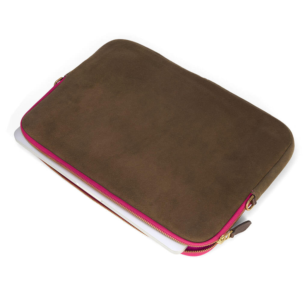 "Duroc" Hirschleder Laptoptasche (bis 16 Zoll)