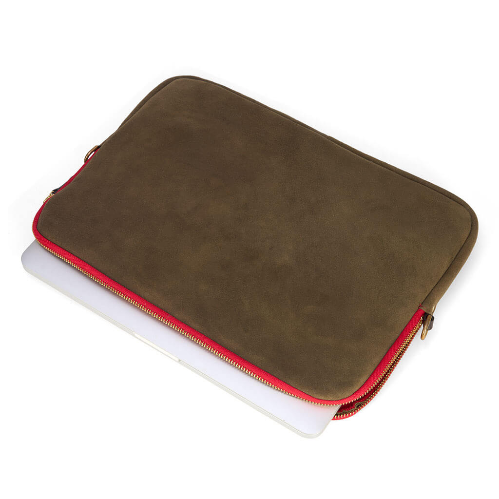 "Duroc" Hirschleder Laptoptasche (bis 16 Zoll)