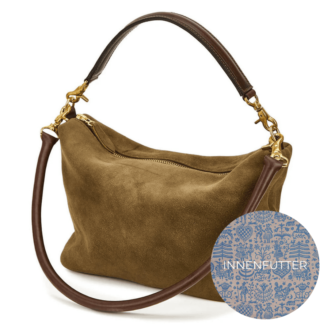 Kleine Handtasche "Mabillon" aus Hirschleder