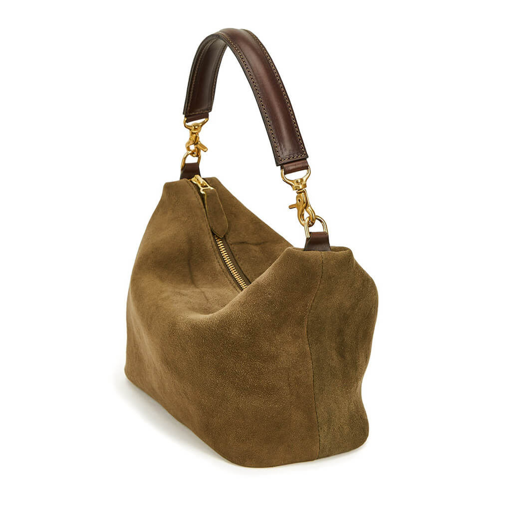 Kleine Handtasche "Mabillon" aus Hirschleder