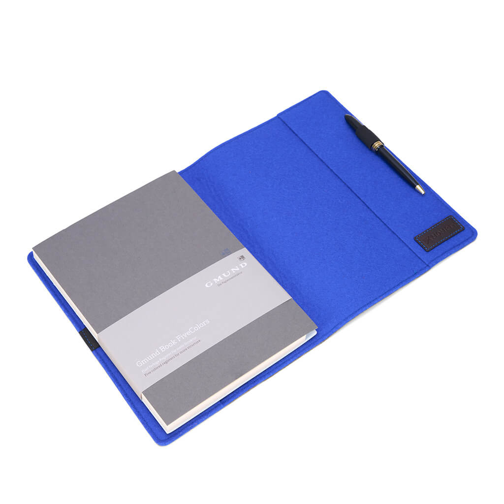 "Opera" B5 Bucheinband aus Hirschleder mit Paperbook von GMUND Papier