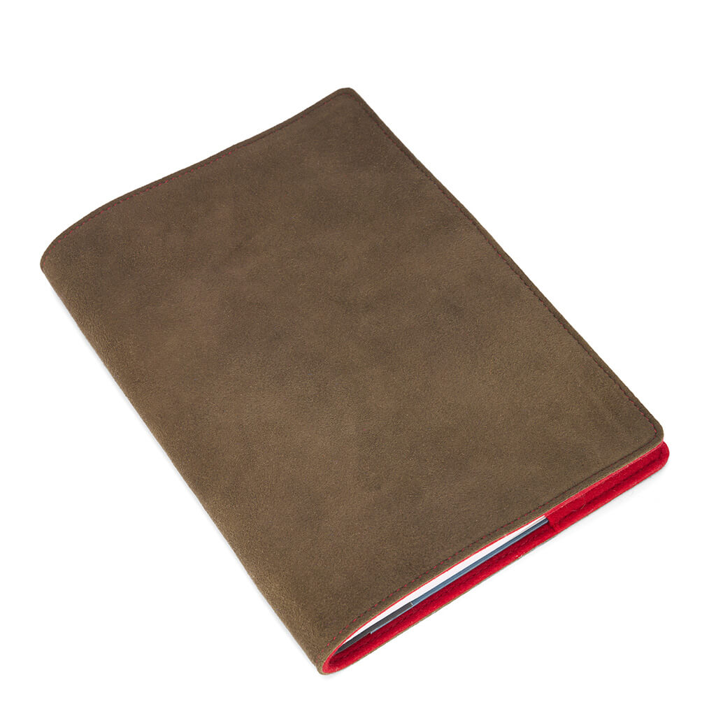 "Opera" B5 Bucheinband aus Hirschleder mit Paperbook von GMUND Papier