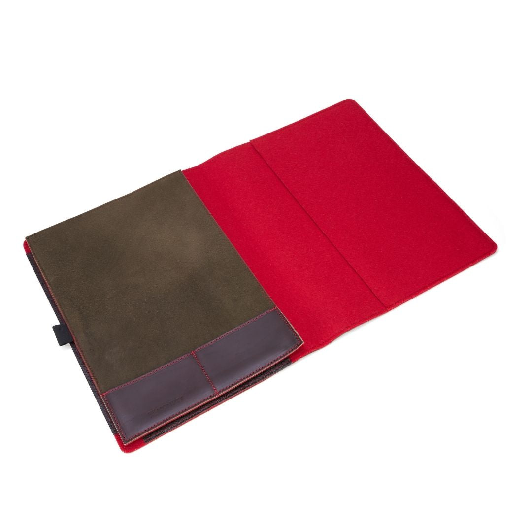 "Marceau" Schreibmappe & IPad Sleeve mit GMUND Papierblock