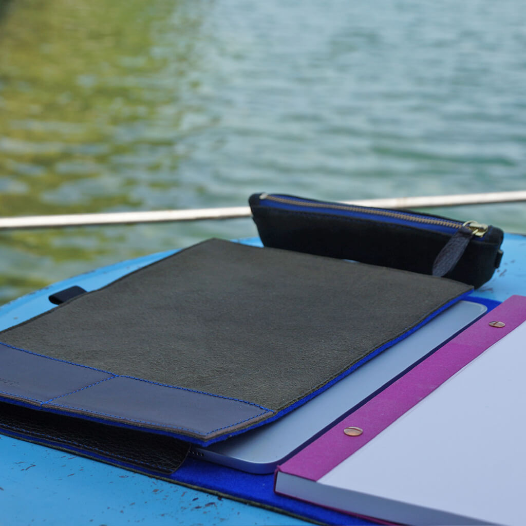 "Marceau" Schreibmappe & IPad Sleeve mit GMUND Papierblock