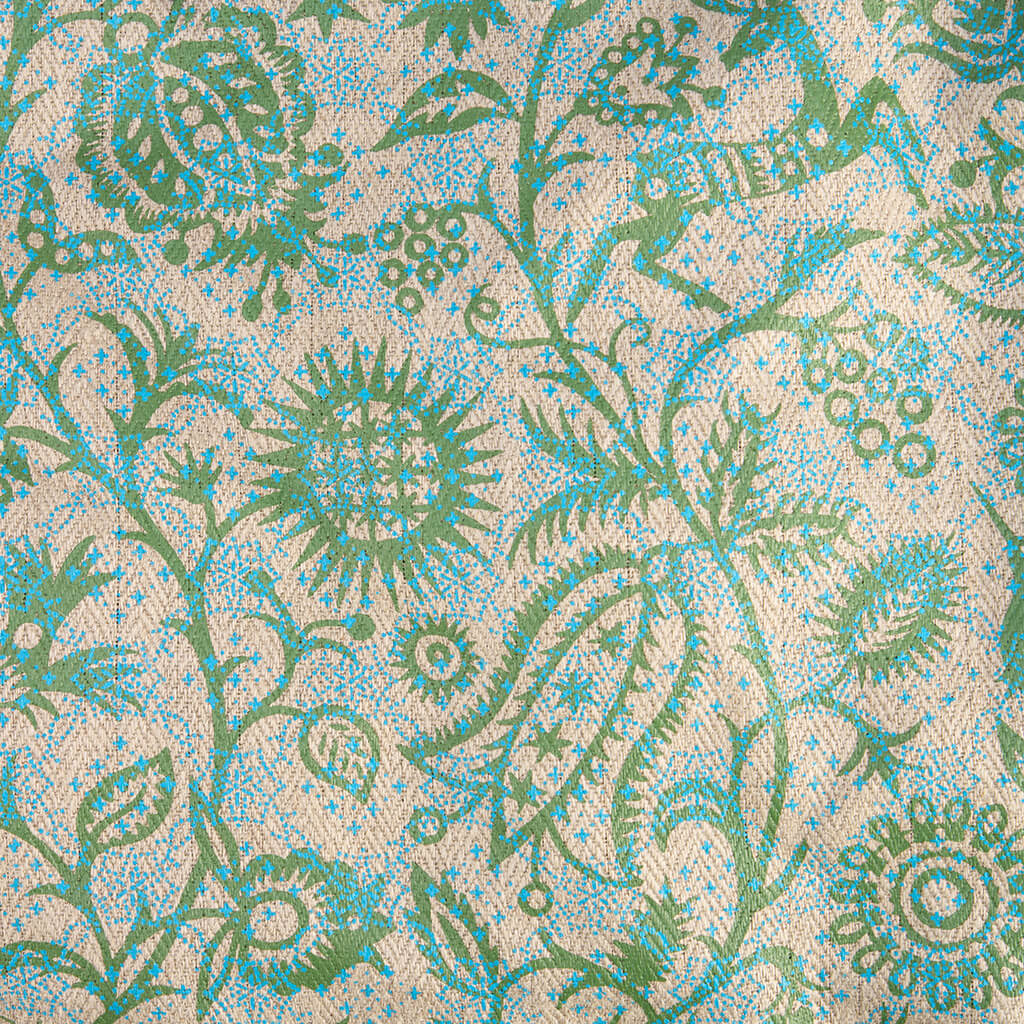 XXL Tasche "Italie" aus handbedrucktem Rucksackleinen