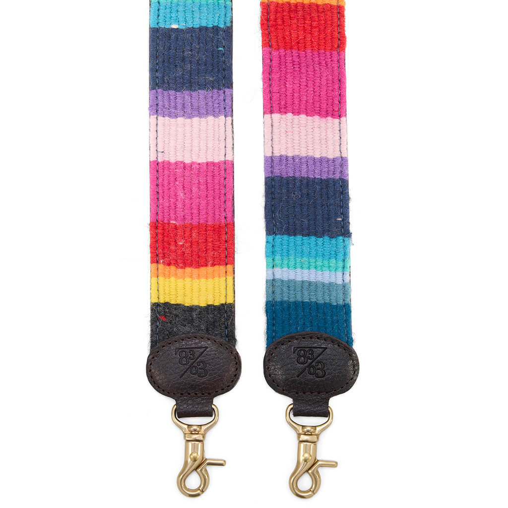 Bunt-gestreifter, handgewebter Tragegurt „Joliette"