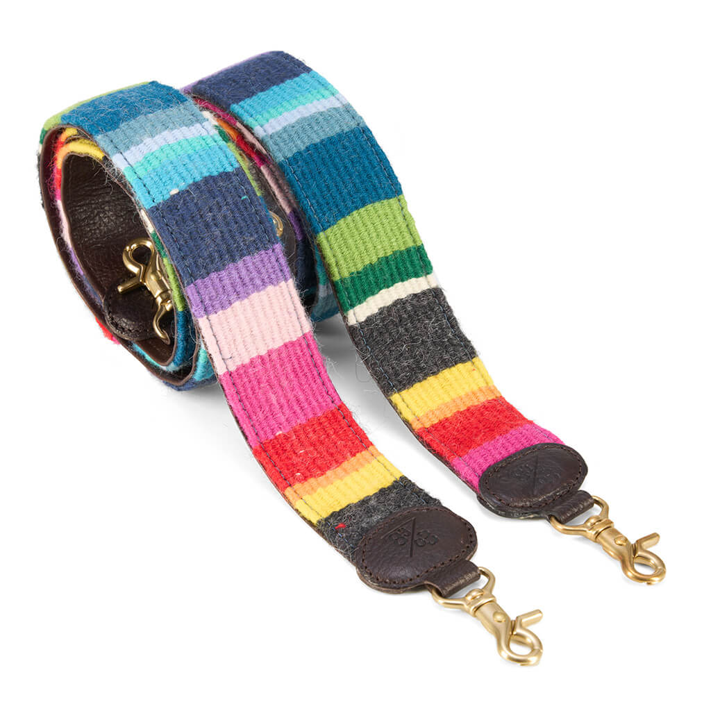 Bunt-gestreifter, handgewebter Tragegurt „Joliette"