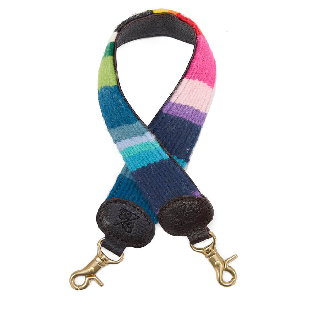 Bunt-gestreifter, handgewebter Tragegurt „Joliette"