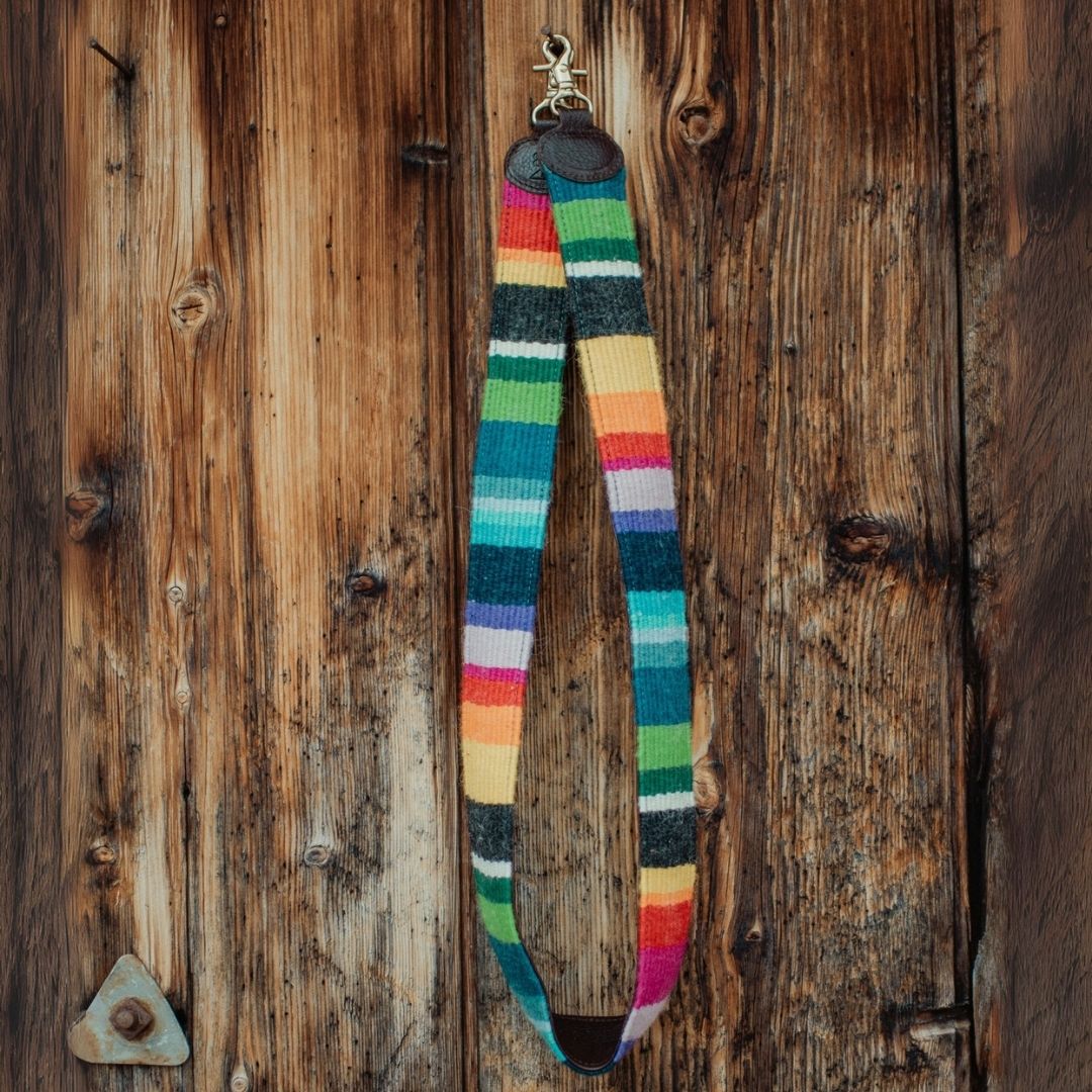 Bunt-gestreifter, handgewebter Tragegurt „Joliette"