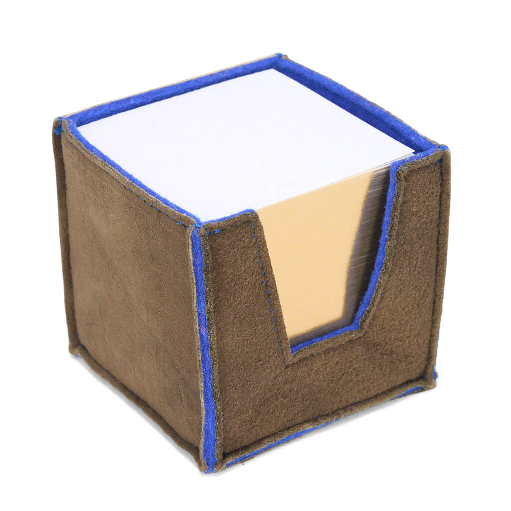 "Leo S" Zettelcube mit GMUND Papierblock - Grösse S