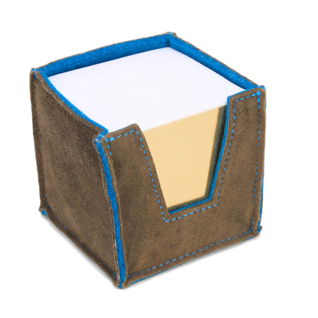 "Leo S" Zettelcube mit GMUND Papierblock - Grösse S