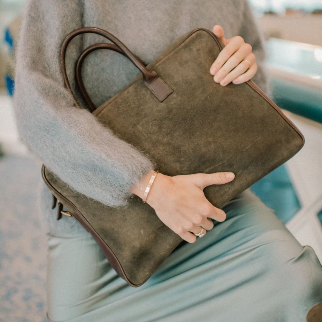 Businesstasche „Commerce"  aus Hirschleder